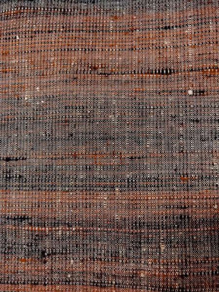 画像6: N0409F  女性用 紬  シルク(正絹)   マルチカラー, 縞 【中古】 【USED】 【リサイクル】 ★★★☆☆ (6)