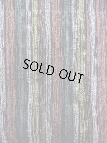 画像6: N0409H Mint  女性用 紬  シルク（正絹）  灰色がかった マルチカラー, 縞 【中古】 【USED】 【リサイクル】 ★★★★☆ (6)