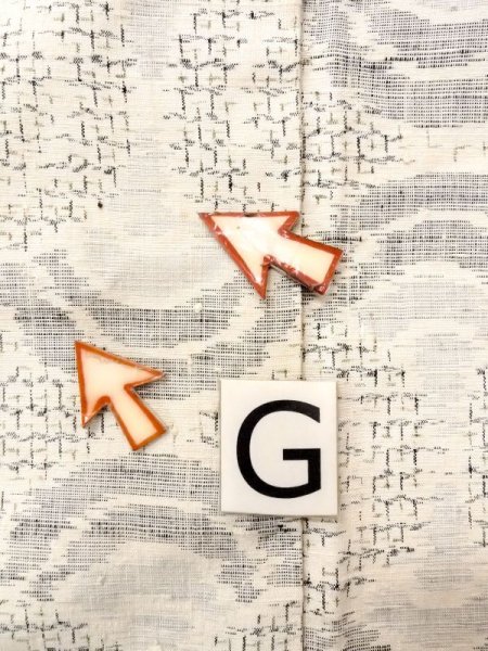 画像20: N0409J  女性用 紬  シルク（正絹）   白, 青海波 【中古】 【USED】 【リサイクル】 ★★☆☆☆ (20)