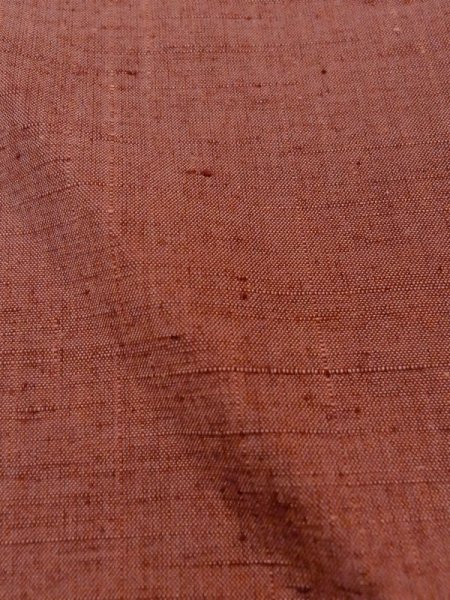 画像8: N0409L Mint  女性用 紬  シルク(正絹)   珊瑚色,  【中古】 【USED】 【リサイクル】 ★★★★☆ (8)