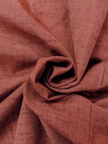 画像9: N0409L Mint  女性用 紬  シルク(正絹)   珊瑚色,  【中古】 【USED】 【リサイクル】 ★★★★☆ (9)