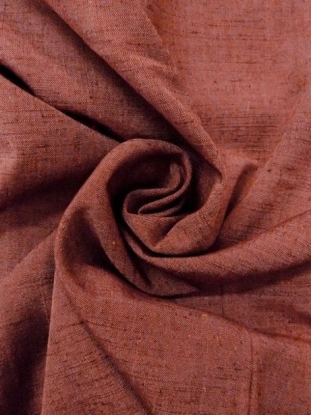 画像10: N0409L Mint  女性用 紬  シルク(正絹)   珊瑚色,  【中古】 【USED】 【リサイクル】 ★★★★☆ (10)