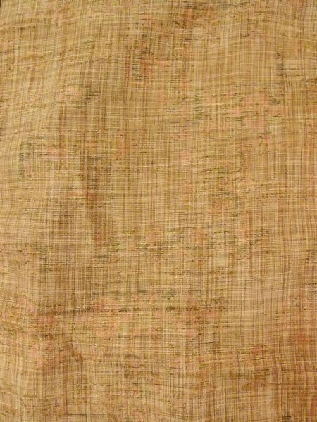 画像3: N0409M  女性用 紬  シルク（正絹）   茶色, 花 【中古】 【USED】 【リサイクル】 ★★★☆☆ (3)