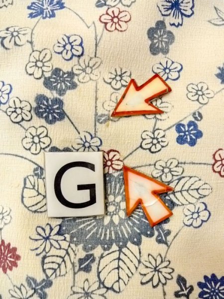 画像20: N0409R  女性用 小紋  シルク（正絹）   オフ　ホワイト, 桜 【中古】 【USED】 【リサイクル】 ★★☆☆☆ (20)