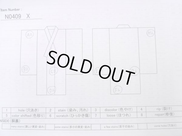 画像13: N0409X  女性用 小紋  シルク（正絹）   マルチカラー, 桜 【中古】 【USED】 【リサイクル】 ★★☆☆☆ (13)