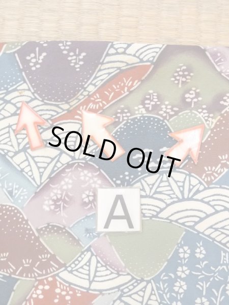 画像14: N0409X  女性用 小紋  シルク（正絹）   マルチカラー, 桜 【中古】 【USED】 【リサイクル】 ★★☆☆☆ (14)