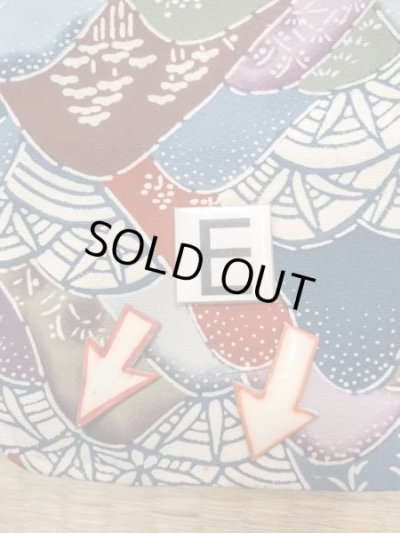 画像18: N0409X  女性用 小紋  シルク（正絹）   マルチカラー, 桜 【中古】 【USED】 【リサイクル】 ★★☆☆☆ (18)