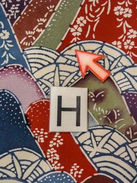 画像21: N0409X  女性用 小紋  シルク(正絹)   マルチカラー, 桜 【中古】 【USED】 【リサイクル】 ★★☆☆☆ (21)