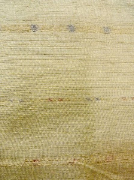 画像7: N0430F Mint  女性用 紬  シルク(正絹)  灰色がかった 黄緑色, 縞 【中古】 【USED】 【リサイクル】 ★★★★☆ (7)