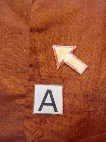 画像14: N0430O  女性用 紬  シルク（正絹）   茶色, ぼかし 【中古】 【USED】 【リサイクル】 ★★☆☆☆ (14)