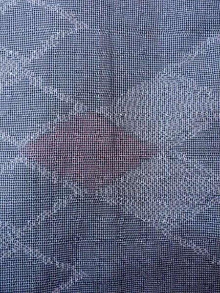 画像5: N0430S  女性用 大島紬  シルク(正絹)  灰色がかった 青, 菱 【中古】 【USED】 【リサイクル】 ★★☆☆☆ (5)