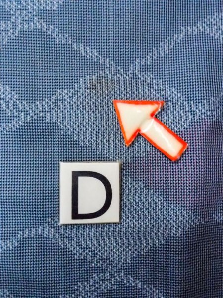 画像17: N0430S  女性用 大島紬  シルク(正絹)  灰色がかった 青, 菱 【中古】 【USED】 【リサイクル】 ★★☆☆☆ (17)