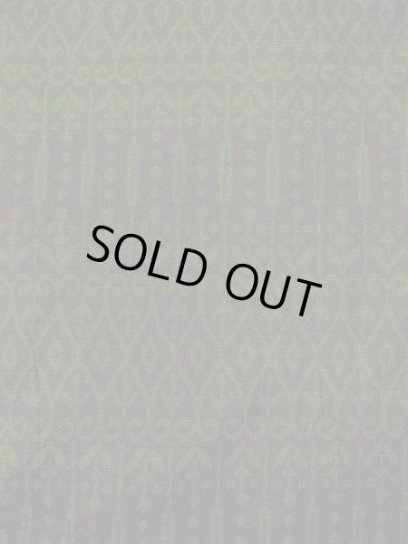 画像3: N0430V  女性用 大島紬  シルク（正絹）   黒, 唐花 【中古】 【USED】 【リサイクル】 ★★★☆☆ (3)