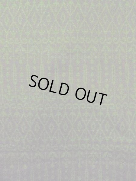 画像4: N0430V  女性用 大島紬  シルク（正絹）   黒, 唐花 【中古】 【USED】 【リサイクル】 ★★★☆☆ (4)