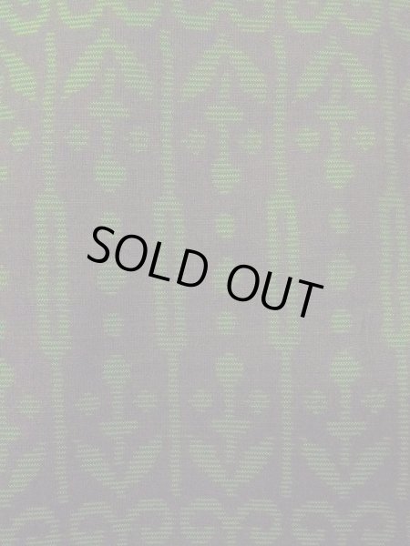 画像6: N0430V  女性用 大島紬  シルク（正絹）   黒, 唐花 【中古】 【USED】 【リサイクル】 ★★★☆☆ (6)