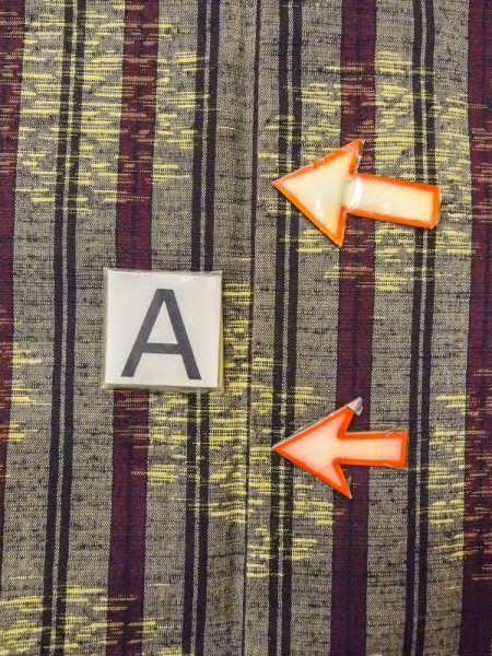 画像14: N0430W  女性用 紬  シルク(正絹)   灰色, 花丸文 【中古】 【USED】 【リサイクル】 ★★★☆☆ (14)