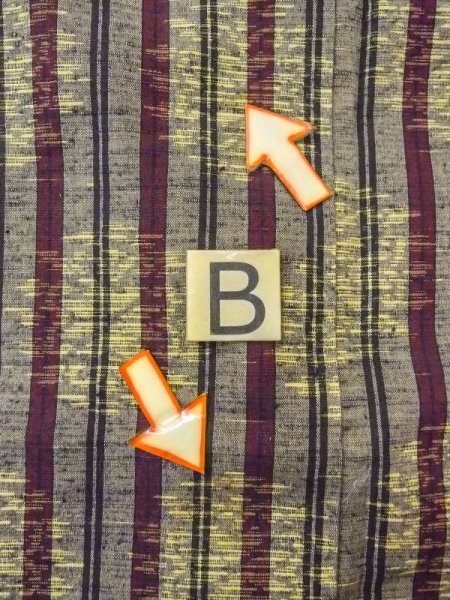 画像15: N0430W  女性用 紬  シルク(正絹)   灰色, 花丸文 【中古】 【USED】 【リサイクル】 ★★★☆☆ (15)