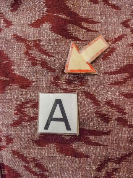 画像14: N0430Z  女性用 紬  シルク(正絹)   えんじ, 鳥 【中古】 【USED】 【リサイクル】 ★★★☆☆ (14)