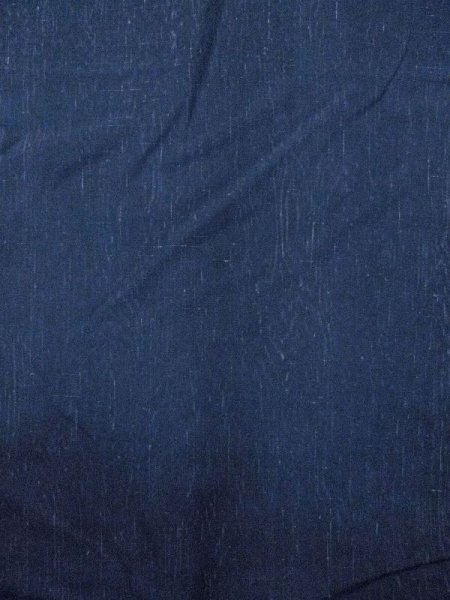 画像4: N0431D  女性用 紬  シルク（正絹）   藍, 木目 【中古】 【USED】 【リサイクル】 ★★★☆☆ (4)