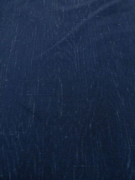 画像9: N0431D  女性用 紬  シルク（正絹）   藍, 木目 【中古】 【USED】 【リサイクル】 ★★★☆☆ (9)