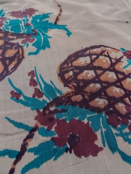 画像9: N0509H  女性用 羽織  シルク(正絹)   灰色, 花 【中古】 【USED】 【リサイクル】 ★★★☆☆ (9)