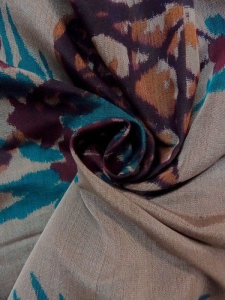 画像12: N0509H  女性用 羽織  シルク(正絹)   灰色, 花 【中古】 【USED】 【リサイクル】 ★★★☆☆ (12)