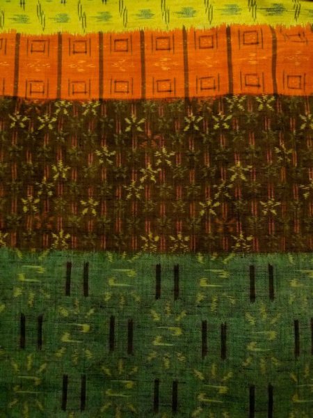 画像3: N0509V Mint  女性用 紬  シルク(正絹)   マルチカラー, 花 【中古】 【USED】 【リサイクル】 ★★★★☆ (3)