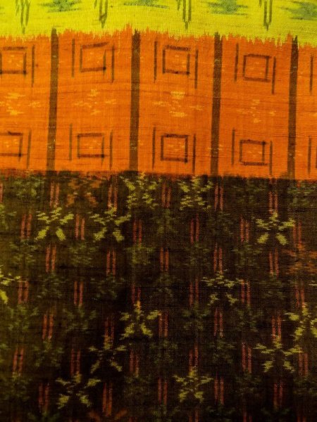 画像5: N0509V Mint  女性用 紬  シルク(正絹)   マルチカラー, 花 【中古】 【USED】 【リサイクル】 ★★★★☆ (5)