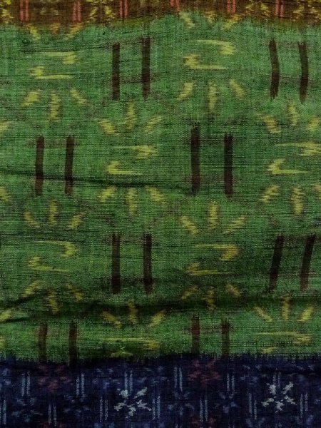 画像6: N0509V Mint  女性用 紬  シルク(正絹)   マルチカラー, 花 【中古】 【USED】 【リサイクル】 ★★★★☆ (6)