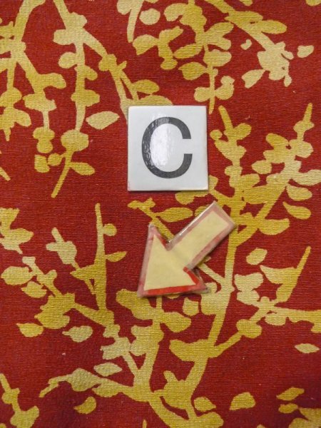 画像16: N0510C  女性用 小紋  シルク(正絹)   朱赤, 木 【中古】 【USED】 【リサイクル】 ★★★☆☆ (16)