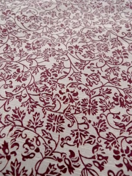 画像7: N0510D  女性用 紬  シルク(正絹)  淡い 灰色, 花 【中古】 【USED】 【リサイクル】 ★★★☆☆ (7)