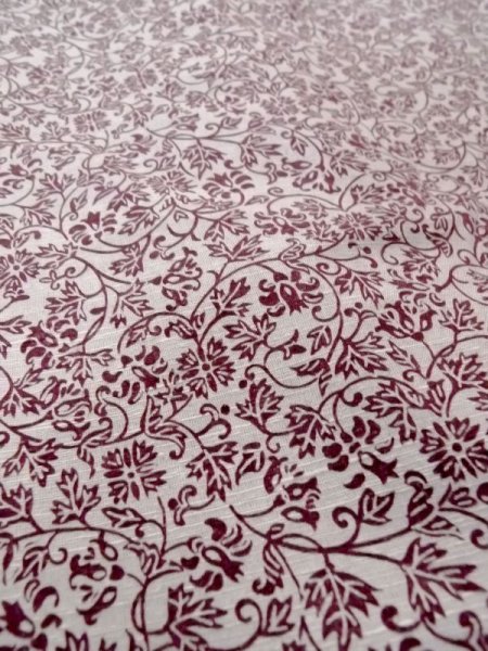 画像9: N0510D  女性用 紬  シルク(正絹)  淡い 灰色, 花 【中古】 【USED】 【リサイクル】 ★★★☆☆ (9)