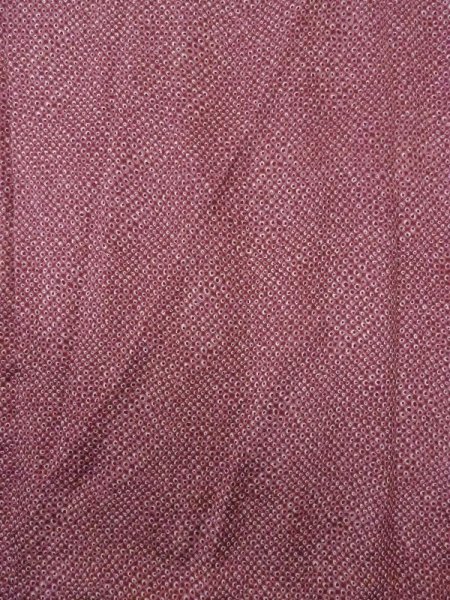 画像4: N0529D  女性用 羽織  シルク(正絹)   えんじ, かのこ 【中古】 【USED】 【リサイクル】 ★★★☆☆ (4)