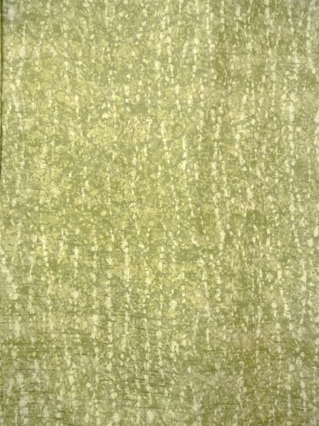 画像3: N0529G Mint  女性用 羽織  シルク(正絹)   黄緑色, 抽象的模様 【中古】 【USED】 【リサイクル】 ★★★★☆ (3)