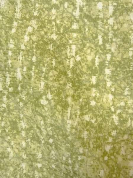 画像5: N0529G Mint  女性用 羽織  シルク(正絹)   黄緑色, 抽象的模様 【中古】 【USED】 【リサイクル】 ★★★★☆ (5)