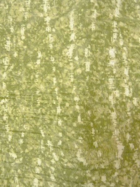 画像7: N0529G Mint  女性用 羽織  シルク(正絹)   黄緑色, 抽象的模様 【中古】 【USED】 【リサイクル】 ★★★★☆ (7)