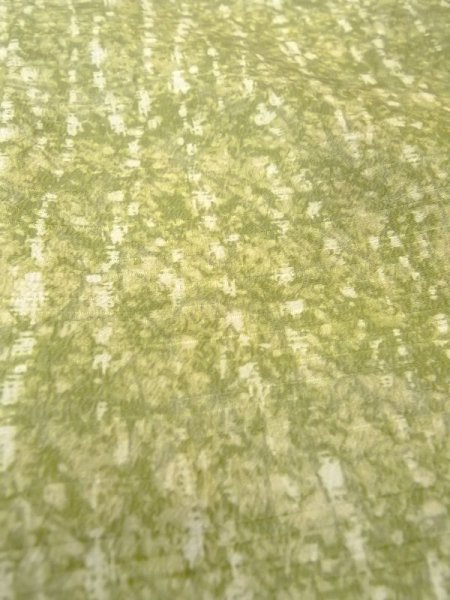 画像10: N0529G Mint  女性用 羽織  シルク(正絹)   黄緑色, 抽象的模様 【中古】 【USED】 【リサイクル】 ★★★★☆ (10)