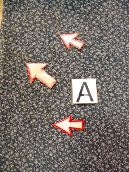 画像14: N0529I  女性用 羽織  シルク(正絹)   灰色, 花 【中古】 【USED】 【リサイクル】 ★★☆☆☆ (14)