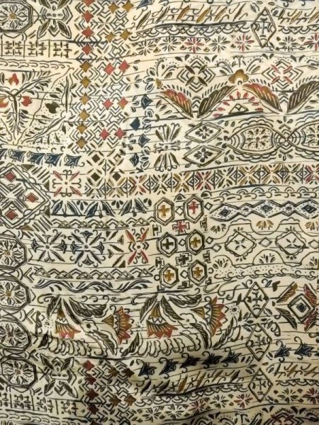 画像3: N0529K  女性用 羽織  シルク(正絹)  淡い 緑色, 花 【中古】 【USED】 【リサイクル】 ★★☆☆☆ (3)