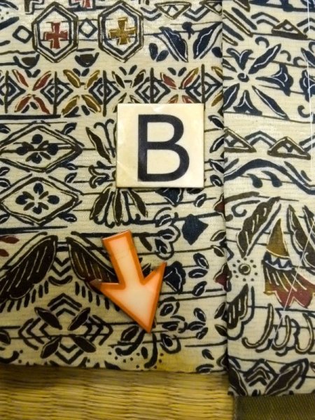 画像15: N0529K  女性用 羽織  シルク(正絹)  淡い 緑色, 花 【中古】 【USED】 【リサイクル】 ★★☆☆☆ (15)