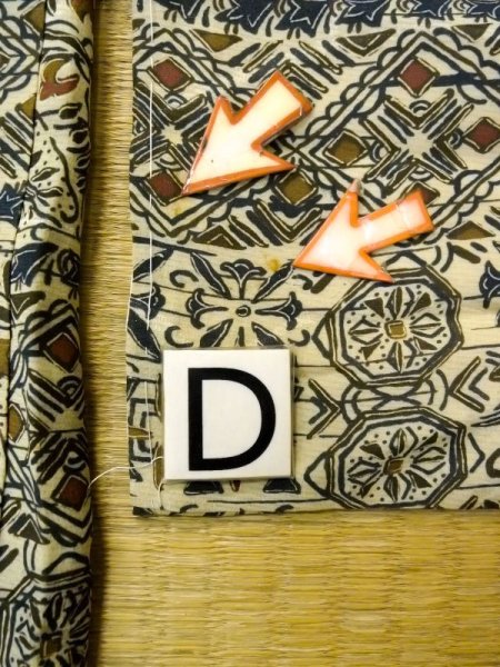 画像17: N0529K  女性用 羽織  シルク(正絹)  淡い 緑色, 花 【中古】 【USED】 【リサイクル】 ★★☆☆☆ (17)