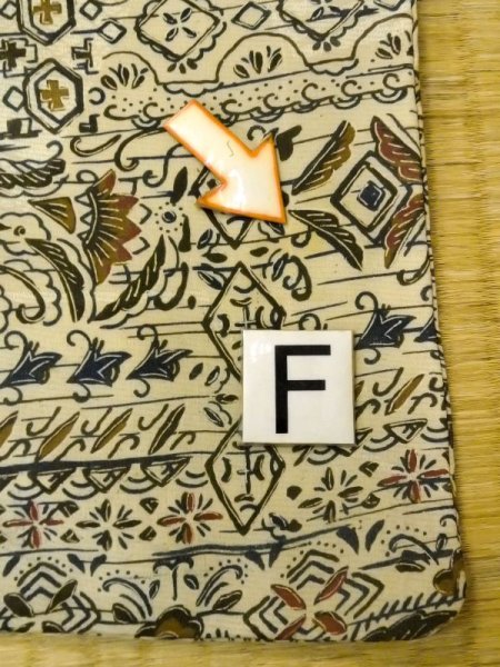 画像19: N0529K  女性用 羽織  シルク(正絹)  淡い 緑色, 花 【中古】 【USED】 【リサイクル】 ★★☆☆☆ (19)