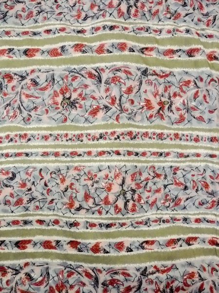 画像3: N0529O Mint  女性用 羽織  シルク(正絹)   マルチカラー, 唐花 【中古】 【USED】 【リサイクル】 ★★★★☆ (3)