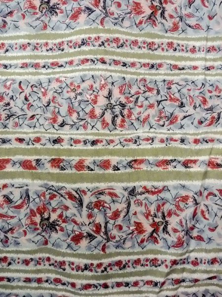 画像4: N0529O Mint  女性用 羽織  シルク(正絹)   マルチカラー, 唐花 【中古】 【USED】 【リサイクル】 ★★★★☆ (4)