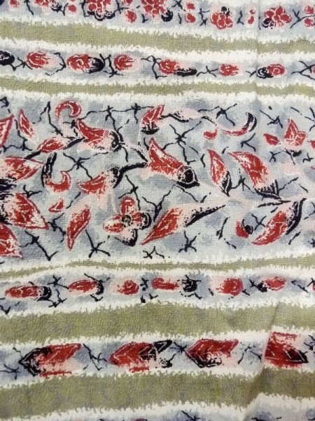 画像7: N0529O Mint  女性用 羽織  シルク(正絹)   マルチカラー, 唐花 【中古】 【USED】 【リサイクル】 ★★★★☆ (7)