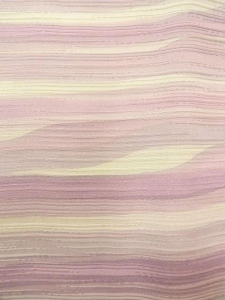 画像5: N0529R  女性用 羽織  シルク（正絹）   白, 線 【中古】 【USED】 【リサイクル】 ★★☆☆☆ (5)