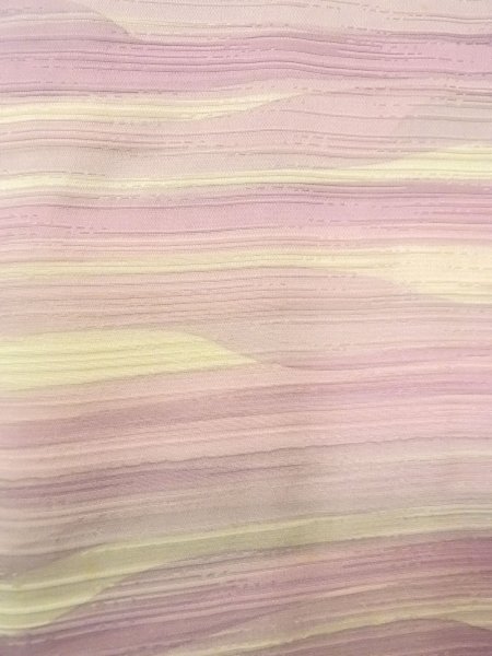 画像6: N0529R  女性用 羽織  シルク（正絹）   白, 線 【中古】 【USED】 【リサイクル】 ★★☆☆☆ (6)