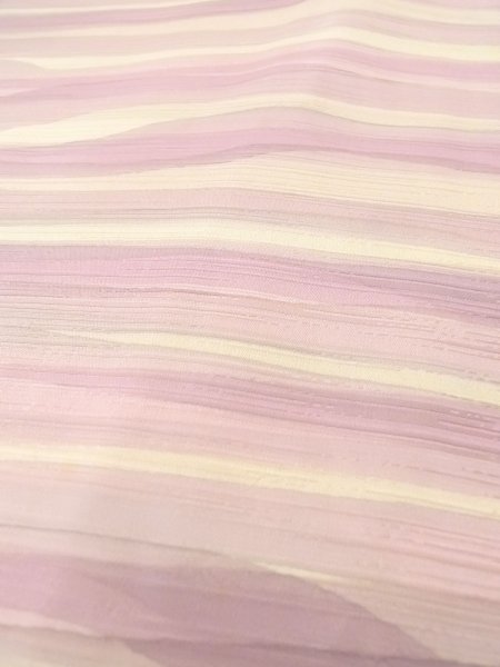 画像8: N0529R  女性用 羽織  シルク（正絹）   白, 線 【中古】 【USED】 【リサイクル】 ★★☆☆☆ (8)