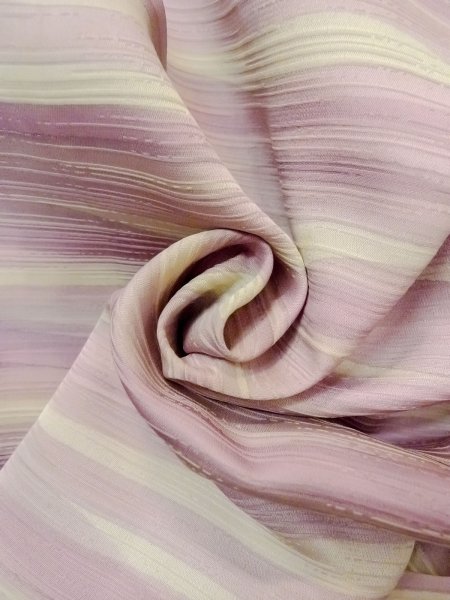 画像12: N0529R  女性用 羽織  シルク（正絹）   白, 線 【中古】 【USED】 【リサイクル】 ★★☆☆☆ (12)