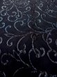 画像9: N0529X Mint  女性用 道行  シルク（正絹）   黒, 唐草 【中古】 【USED】 【リサイクル】 ★★★★☆ (9)